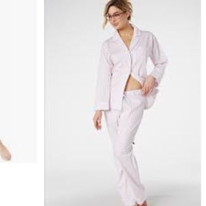 Bedhead pj’s classic pink stripe cotton set